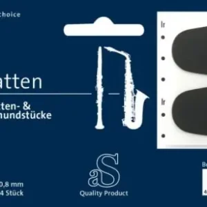 Ochraniacz Zębów na Ustnik - Naklejka 0,8mm 4 Sztuki Sax Klarnet