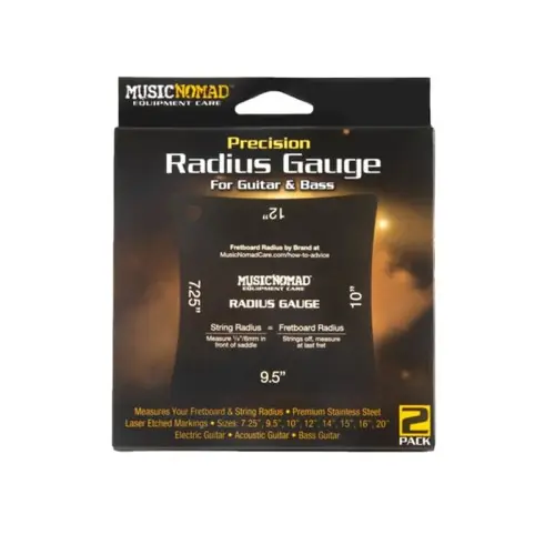 Przyrząd do Mierzenia Promienia Podstrunnicy - Music Nomad Precision Radius Gauge Set MN603