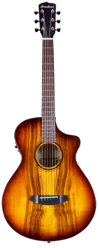 Breedlove Pursuit Exotic S Concertina Tiger's Eye CE Myrtlewood Myrtlewood