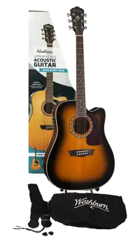 Gitara Elektroakustyczna - Washburn AD 5 CE N Pack