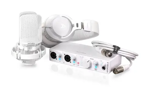 Arturia MiniFuse Recording Pack White Zestaw nagraniowy