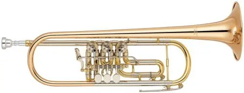 Yamaha YTR 436 G trąbka z obrotowym wentylem