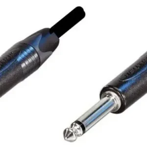 MC Audio GS1NJ 1 - przewód głośnikowy 2x1,5mm2 1m, jack-jack złącza Neutrik