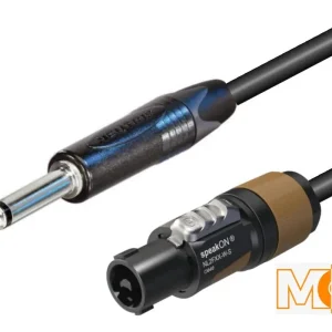 MC Audio GS1N 150 - przewód głośnikowy 2x1,5mm2 1,5m jack-speakon złącza Neutrik NL2FXX-W-S