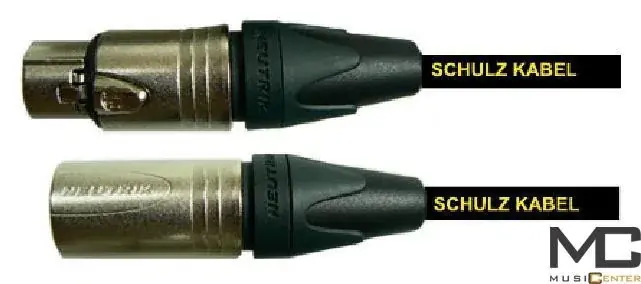 Schulz-Kabel RBM 15 - przewód mikrofonowy 15m, symetryczny XLR-XLR, złącza Neutrik, 2x0,5mm2