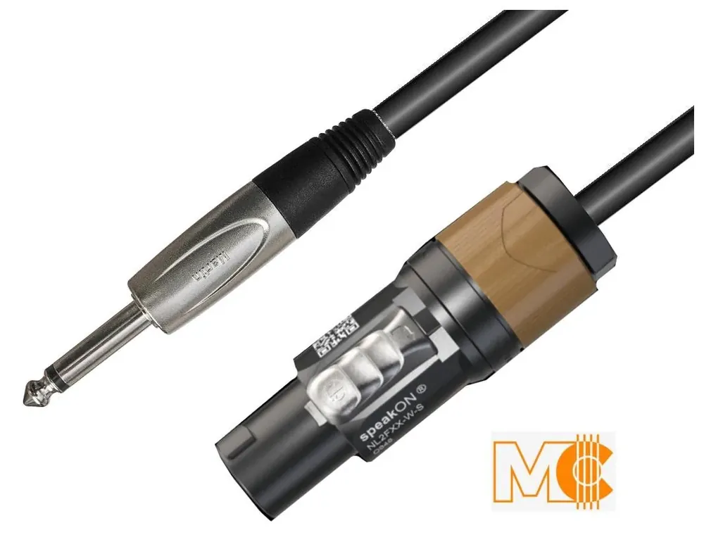 Schulz-Kabel WMS 15 - przewód głośnikowy 2x1,5mm jack-speakon 15m, speakon Neutrik