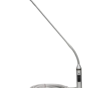 Rduch MER 65 srebrny - mikrofon elektretowy gęsia szyja 65cm srebrny na czop