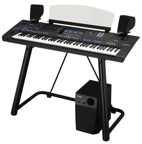 Yamaha Genos2 Full Set – stacja robocza Genos 2 z dedykowanymi nogami i nagłośnieniem