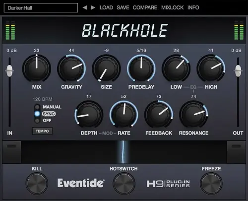 Eventide Blackhole – wtyczka reverb
