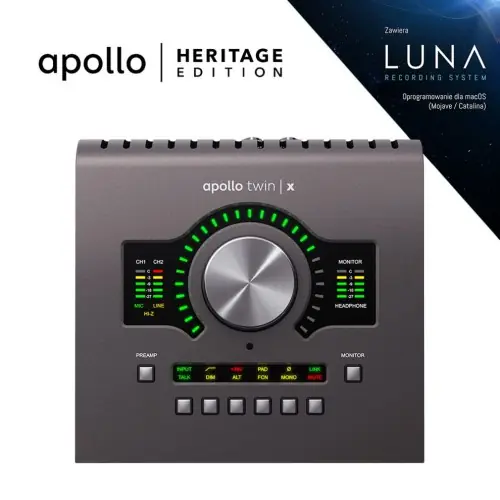 Universal Audio Apollo Twin X QUAD Heritage Edition – interfejs audio Thunderbolt 3