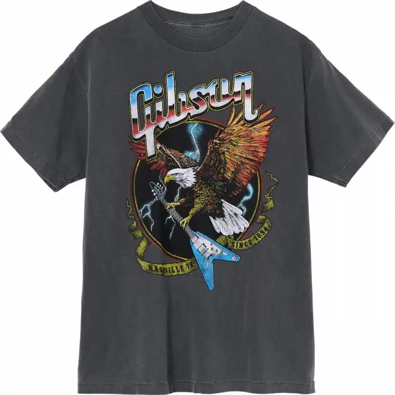 Gibson Eagle Tee (Vintage Gray) X-Large koszulka T-shirt