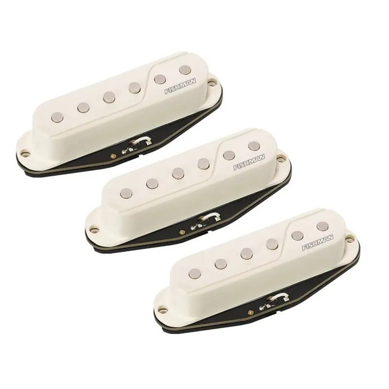 Fishman Fluence PRF-STR-WH3 Single Width Pickups Set Białe